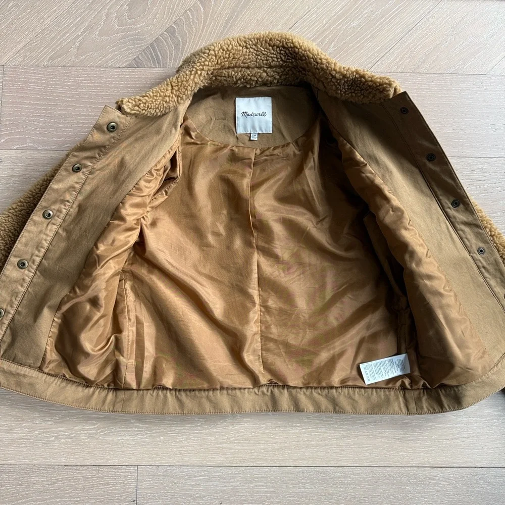 Madewell Brown Sherpa-Lined Jacket - Picture 4 of 8